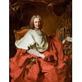 thumbnail image 2 of Rigaud, Hyacinthe 12x14 Black Ornate Wood Framed with Double Matting Museum Art Print Titled - Portrait of Cardinal Guillaume Dubois, 2 of 4