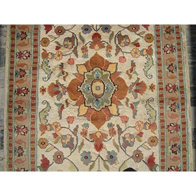 Wow Medallion Flowers Rectangle Rug Hand Knotted Wool Silk Carpet (5 x 3)'
