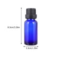 thumbnail image 4 of MasteelfCA 12PCS 30ml Blue Empty Essential Oil Bottle Simple Large Lid Drop Hole Sub Bottle, 4 of 7