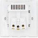 thumbnail image 5 of Toma de corriente de pared estándar francés panel de vidrio con indicador de encendido doble carga usb 2.1a, 16a 250v blanco JAMW Sencillez, 5 of 5