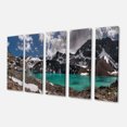 thumbnail image 2 of Distant Mountains and Mountain Lake - Landscape Canvas Art Print, 2 of 3