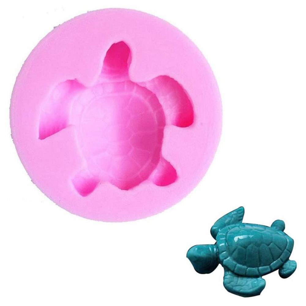 Pastry Soap Candy Chocolate Silicone Mold Cake Decorator Turtle Bakery Tool 