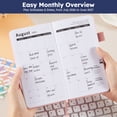 thumbnail image 6 of NIRMIRO 2026-2027 A6 Pocket Planner | July 2026 – June 2027 | 3.8"x7" Weekly & Monthly Academic Agenda | with Monthly Tabs & Inner Pocket | Mini Organizer for Purse, Students & Teachers, 6 of 7
