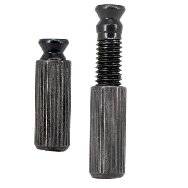 Piezas de Instrumentos Musicales de Repuesto para Guitarra Eléctrica Perfecl Trémolo Bridge Studs & Anchors Paquete de 2 Negro