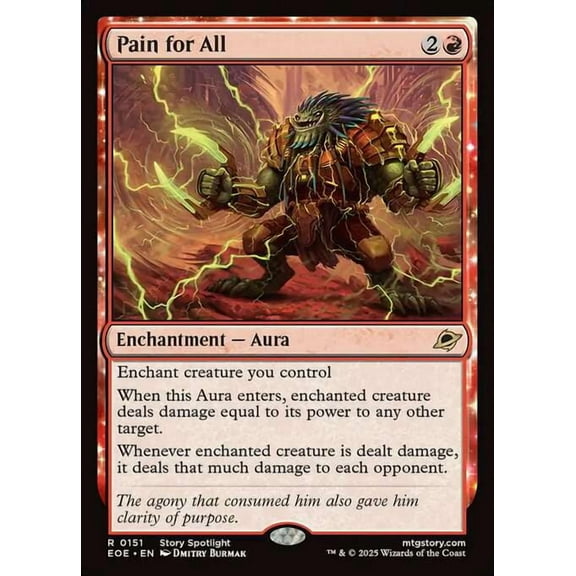 MtG Edge of Eternities Rare Pain for All #151