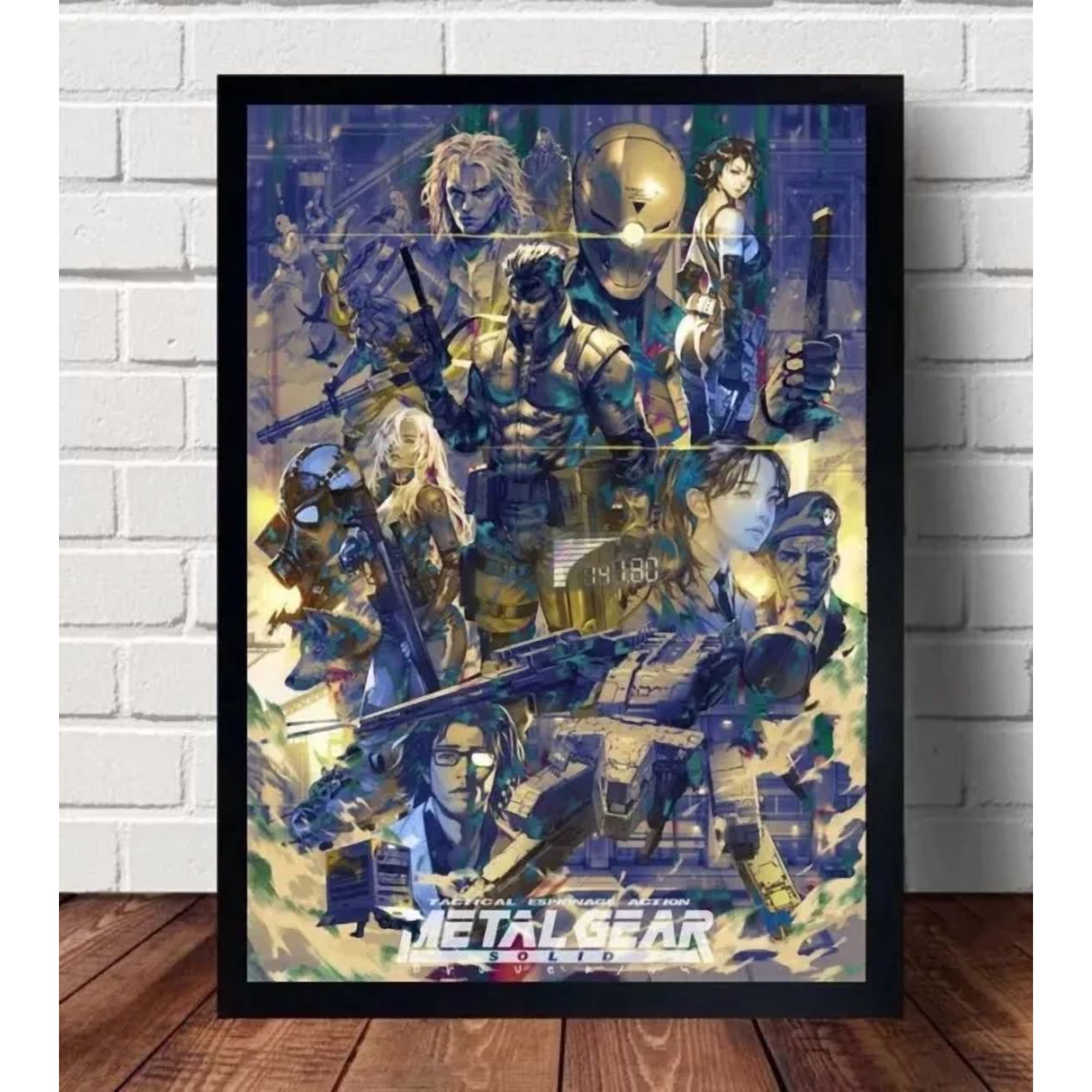 Metal Gear Video Game Paintings Living Room Bedroom Office Poster , Poster Print Only