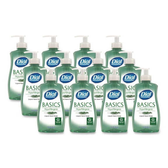 Basics 11 oz Hypoallergenic Liquid Hand Soap - Floral (12/Carton)