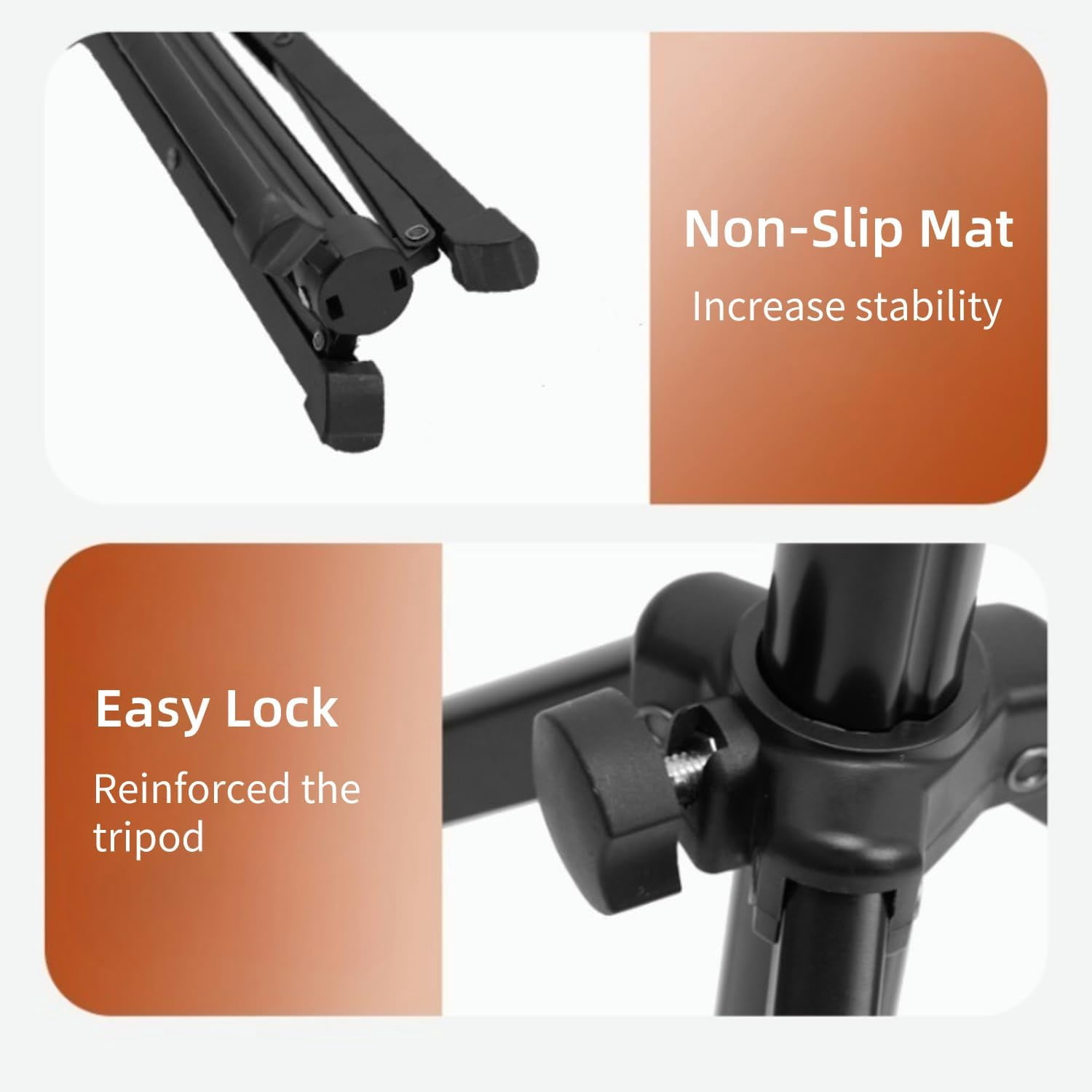 Golf Tripod Stand for Recording Swing, Golf Phone Holder for Swing Training Aid, Golf Selfie Stick Tripod for Phones and Action Cameras