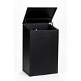 thumbnail image 3 of Square Waste Can - 100% Rust-Free Aluminum - D004-Black, 3 of 3
