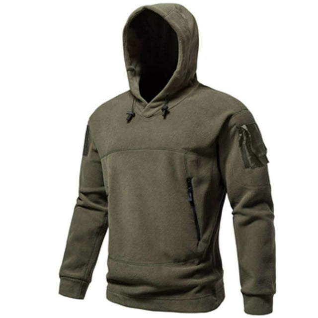 LOVZFMLL Vestes pour Hommes Mode Décontractée à Fermeture Éclair Poche à Capuche Manteau Uni Complet