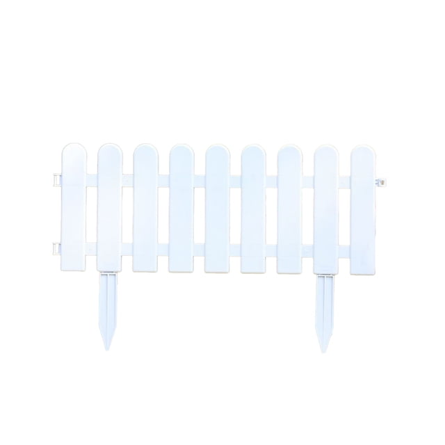 Plastic Garden Retaining Fence Garden Edging Border Panels with Stakes No Dig Landscape Edging Border for Yard Path Lawn