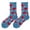 Blue#1, variant on JGTDBPO Unisex Printing Towel Bottom Socks Fashionlong Sock Comfortable Socks