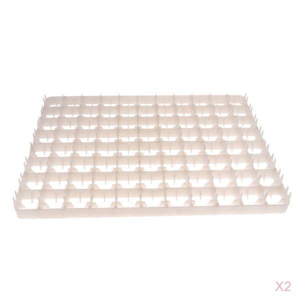 Bandeja de Huevos de Pollo de 2 Piezas 88 para de Huevos de Aves de Codorniz de Sunnimix Bandeja de incubación de huevos automática