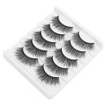 thumbnail image 4 of 5 pares de maquillaje de escenario pestañas postizas rizadas densas gruesas pestañas postizas reutilizables Set005, 4 of 12