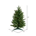 thumbnail image 3 of 2' Arbre de Noël Artificiel Pré-Éclairé Sapin - Multi Lumières, 3 of 3