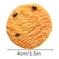 thumbnail image 3 of 9pcs 3D Resin Cookie Biscuit Fridge Magnets Set - Cute Food Shaped Stickers Kitchen & Office Decor, Locker Whiteboard Magnets, 3 of 5
