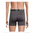 thumbnail image 3 of IZOD Men's Six-inch inseam Polyester Boxer Briefs, Gray (3 Pack), 3 of 3
