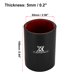 thumbnail image 3 of Manguera Acoplador Tubo Silicona 65mm 2.56' Negro Rojo Unique Bargains, 3 of 6
