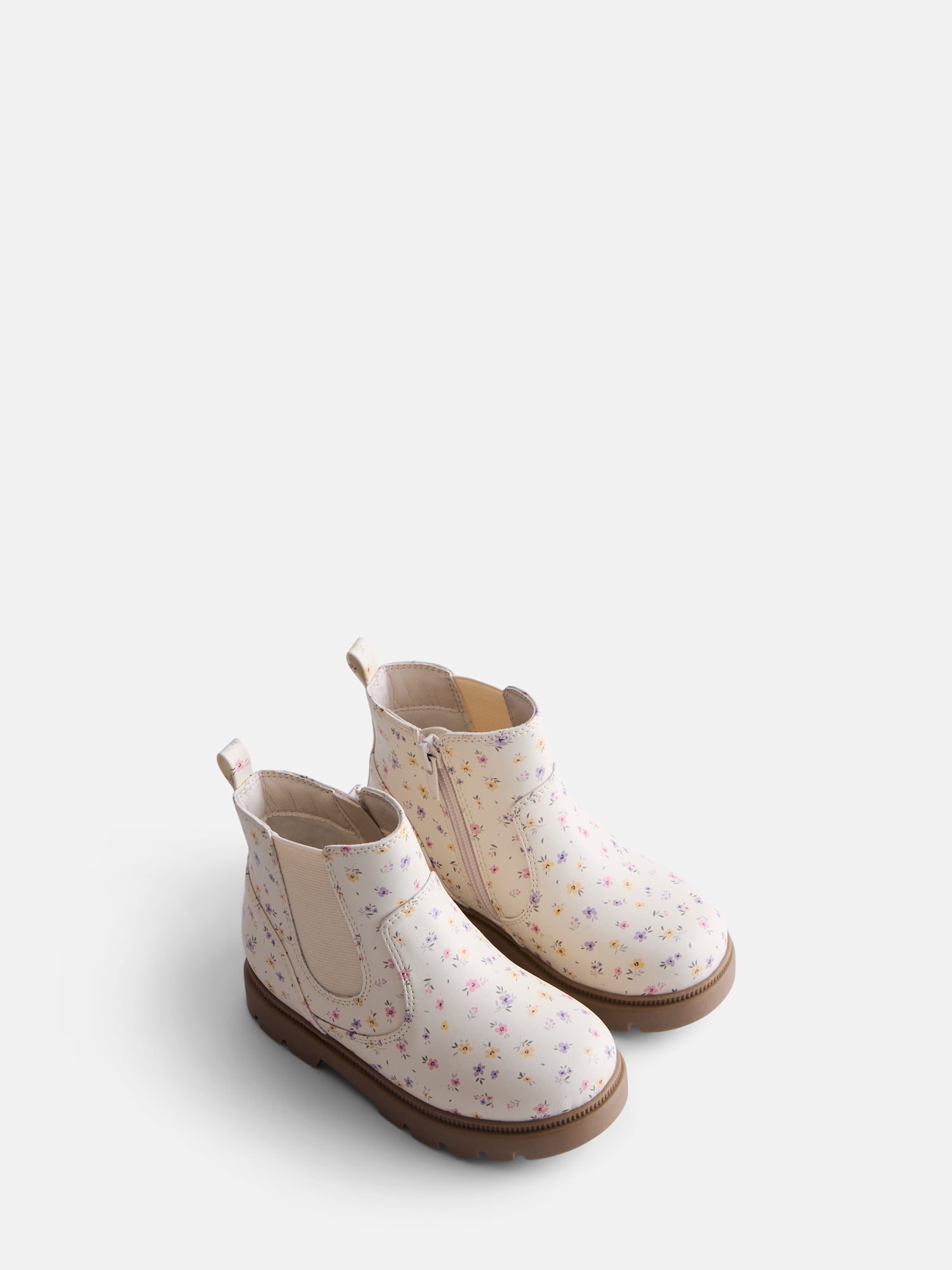 Wonder Nation Toddler Girl Ditsy Floral Chelsea Boot