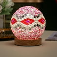 thumbnail image 1 of Ganfancp Led Decorative Light Usb Charging Night Lamp Three-Colour Night Lamp Wooden For Dining Table For Bedroom for Home, 1 of 5