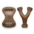 thumbnail image 1 of Juguetes masticables para perros Benebone Wishbone/Dental Durable, 2 unidades, 1 of 7
