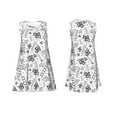 thumbnail image 7 of Yiaed Hand Drawn Snake Print Women's Sleeveless Dress, Loose Fit Summer Dress, Casual Sleeveless Dress for Women, 7 of 7