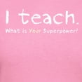 thumbnail image 3 of CafePress - I Teach. What Is Your Superpower? T Shirt - Women's Traditional Fit Dark T-Shirt, 3 of 4