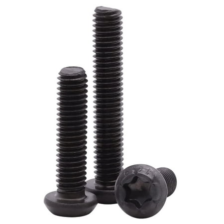

M10-1.5 x 25mm Button Head Torx Drive Machine Screws Bolts Black Oxide Finish 10.9 Grade Alloy Steel Full Thread Coverage UNC Pack of 10
