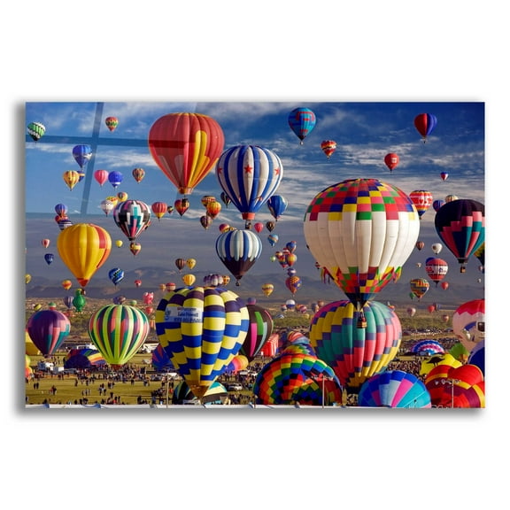 Epic Art 'Saturday Th' by Mike Jones, Acrylic Glass Wall Art, 24"x16"