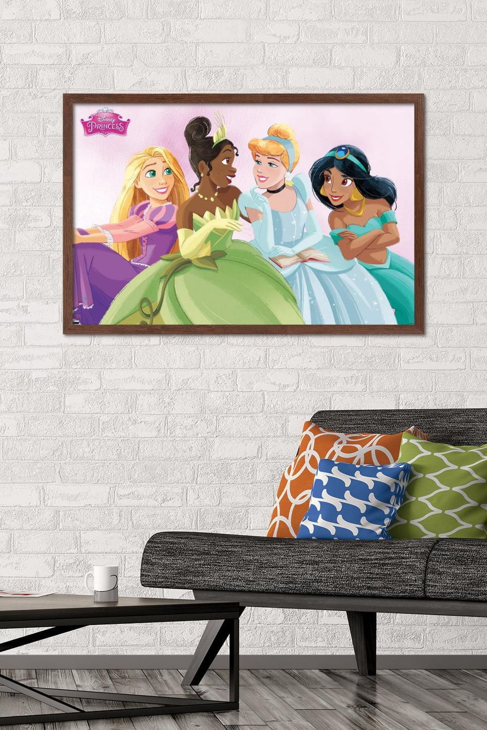 Disney Ultimate Princess Celebration - Group Wall Poster, 22.375" x 34" Framed
