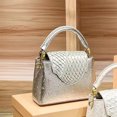 thumbnail image 4 of Fashion Women' Luxury Bag Brand Design Colorful Snake Pattern Creative High-grade Genuine Leather Shoulder Handbag Crossbody Bag, 4 of 5