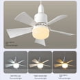 thumbnail image 2 of 2X Ventilador de Techo con Control Remoto, Ventilador de Techo con 3 Velocidades, LED Regulable, Base E27, Ventilador de Techo Inalámbrico, 2 of 8