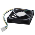 thumbnail image 3 of 3Pcs 70X70X15mm 12V 4 Pins PWM PC Computer Case CPU Cooler Cooling Fan Black, 3 of 4