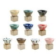 thumbnail image 2 of Ceramic Coffee Mugs with Base 100ml Triangular Cone Shape Porcelain-Cup Tea-Cup, 2 of 21