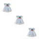 thumbnail image 3 of Methold Ropa para mascotas Vestidos transpirables Ropa para mascotas Faldas de moda Patrón encantador Animales Trajes Disfraces Fiesta Suministros de Azul SG 3piezas Methold CBP189344, 3 of 6