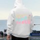 thumbnail image 1 of WILLBEST Sudaderas En Pareja Sudaderas con Capucha y Sudaderas para Hombre Sudadera con Capucha Informal Holgada con Estampado De Letras para Uso Diario Otoño Invierno Ropa De Calle Cómoda XXGrande, 1 of 3
