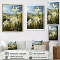 thumbnail image 4 of Designart "pasture Of Lilies I" Floral & Botanical Floater Framed Canvas Print, 4 of 7