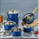 thumbnail image 1 of Juego de Utensilios para cocina 12 Pzas Acero Inoxidable Color Azul, 1 of 4