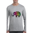 thumbnail image 1 of Artix - Mens Long Sleeve T-Shirts, up to Size 5XL - Elephant, 1 of 4