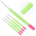 thumbnail image 1 of Dreadlock Making Hook, Portable Hook Set, Hair Styling Crochet Hook Kits,  Extension Hooks Pulling Hook Needle For , Feather And Rug Making, 1 of 8
