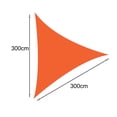 thumbnail image 5 of Joernso Triangular Sun Shade Waterproof Wear Resistant Dust-proof Garden Patio Pool Triangular Sun Shade for Outdoor, 5 of 8