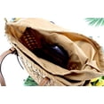 thumbnail image 4 of LHSHID Women Summer Beach Tote Bags Large Straw Bag Handwoven Rattan Shoulder Top-Handle Handbag, 4 of 4