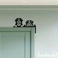 thumbnail image 2 of Handmadetneonsign Bernese Mountain Dog Door Corner Sign, Dog Metal Door Topper, House Wall Decor 64012, 2 of 5