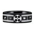 thumbnail image 4 of Movie Lover's Tungsten Carbide Ring, 4 of 7