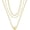 Gold Necklace 05, variant on Soleilie Gold Layered Necklace for Women Trendy Jewelry 14K Real Gold Plated Chunky Chain Stackable Necklaces Dainty Choker Necklaces Rectangle Square Pendant