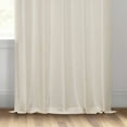 thumbnail image 6 of Half Price Drapes Off White Silk Room Darkening Curtains for Bedrooms(1 Panel),50WX 108L, 6 of 13