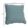 thumbnail image 3 of Cojín Decorativo Home Trends Cuadrado Liso Azul, 3 of 4