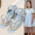 thumbnail image 2 of HUANBAI Fashionable Rhinestone Shoes With Soft Soles For Little Girls, 2 of 9