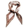 thumbnail image 5 of YUEHUA Bandana Travel Scarf Women Lightweight Satin Square Silk Head Wrap Hair Scarf Neck Scarves Paisley, 5 of 5