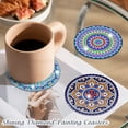 thumbnail image 6 of VEGCOO 8 Pcs Diamond Art Painting Coasters with Holder, DIY Mandala Coasters Diamond art Painting Kits for Beginners, Adults & Kids Art Craft Supplies, 6 of 6